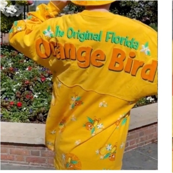 Disney Spirt Jersey The Original Florida Orange Bird long sleeve shirt Small - Picture 3 of 12
